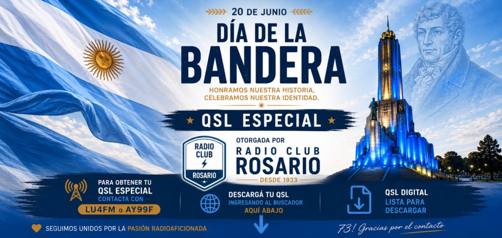 QSL especial del Radio Club Rosario